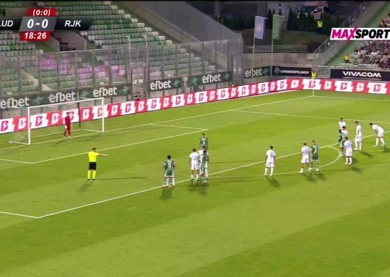 Pogledajte kako je Rijeka primila gol; Zlomislić nije imao nikakve šanse