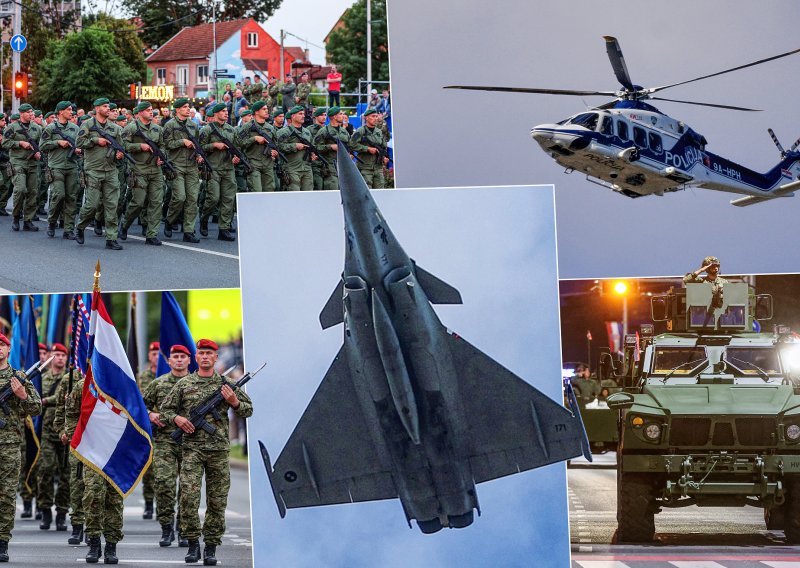 Mimohod završio spektakularnim preletom čak devet borbenih Rafalea
