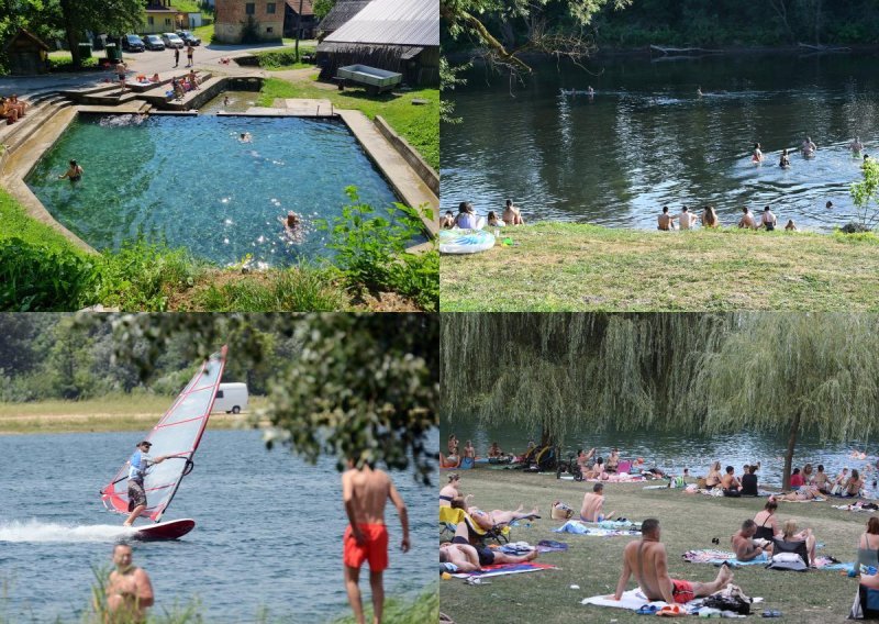 Kamo pobjeći od vrućina, a da to nije more? Izdvojili smo top mjesta za kupanje blizu Zagreba