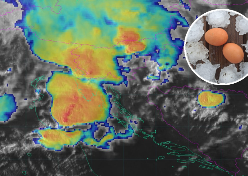 VIDEO Pijavica i meteotsunami u Istri, u Sloveniji tuča veličine jajeta
