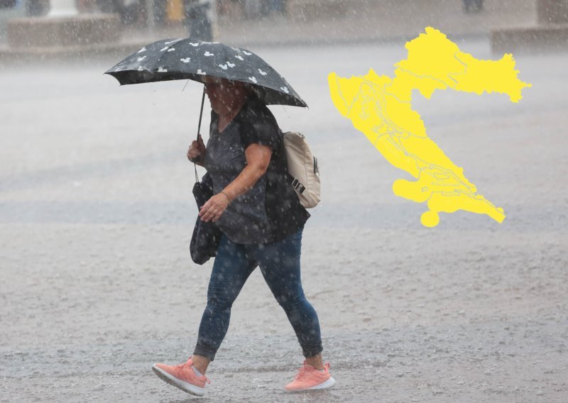Zbog grmljavine i pljuskova izdan meteoalarm za cijelu Hrvatsku, evo kad dolazi stabilizacija
