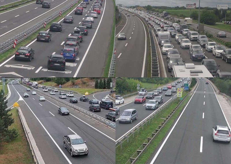 Kaos na cijeloj autocesti A1, zastoji i kolone, prometna nesreća kod Bosiljeva