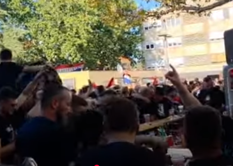 Sinjem odjekivala pjesma koja slavi ustaške zločince Francetića i Luburića