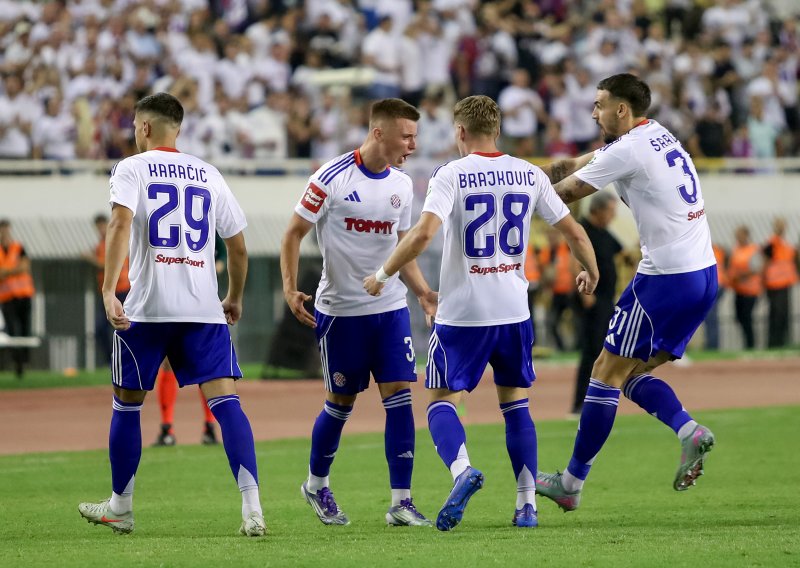 Hajduk preokretom pobijedio albanski Dinamo; pogledajte golove za slavlje na Poljudu