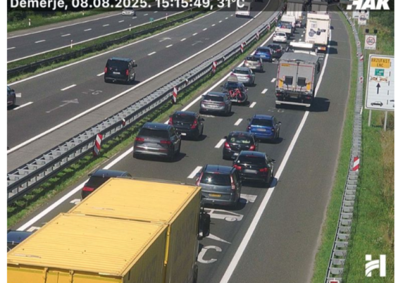 Pojačan promet na autocestama: Između Bosiljevo 2 i Lučkog vozi se u koloni sa zastojima