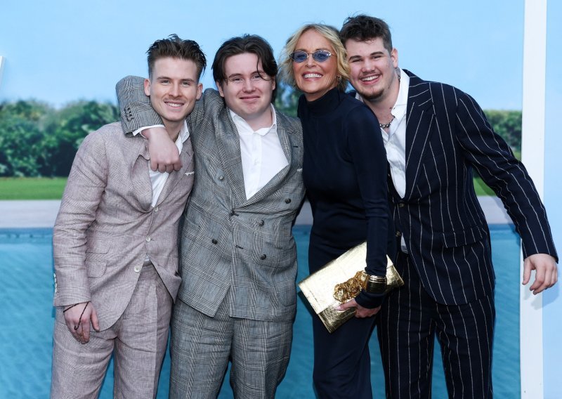 Ovako sretnu nismo je dugo vidjeli: Sharon Stone s trojicom zgodnih sinova ukrala show