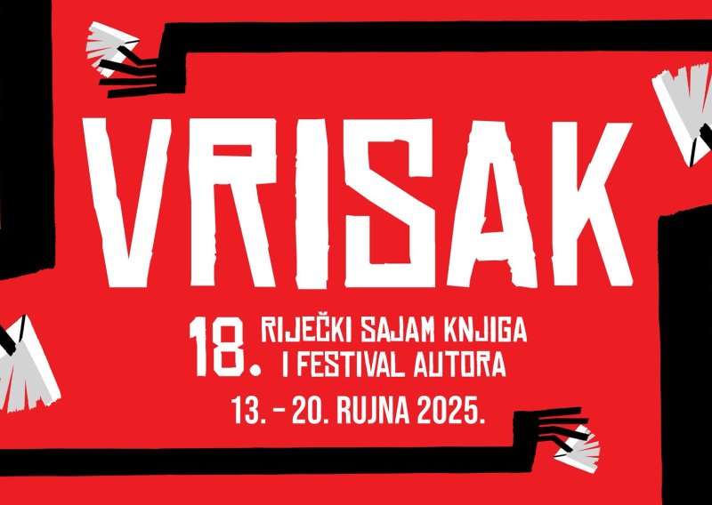 Rijeka opet vrišti od knjiga: evo tko sve dolazi za Vrisak 2025.