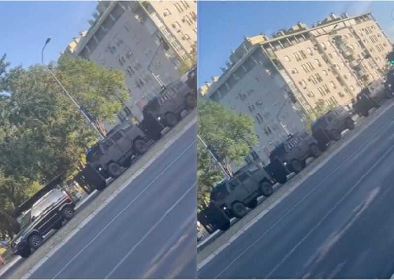 Zahuktava se situacija na ulicama Srbije: U Beogradu se pojavila oklopna vozila