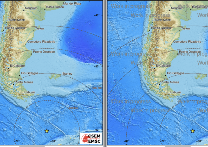 Potres magnitude 7,5 pogodio Drakeov prolaz kod Južne Amerike: Čile izdao upozorenje na tsunami
