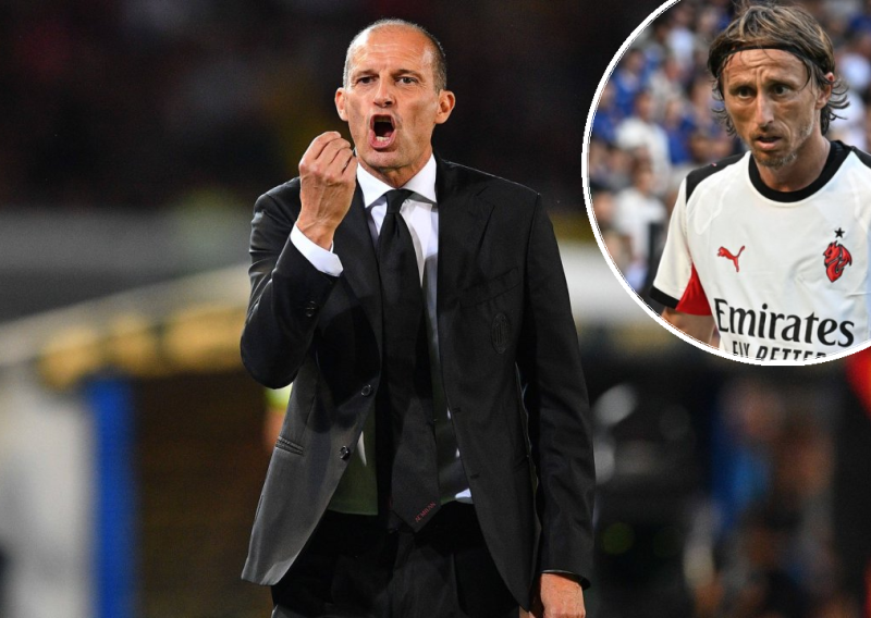 Oduševljeni trener Milana nije mogao prestati s pohvalama na račun Luke Modrića