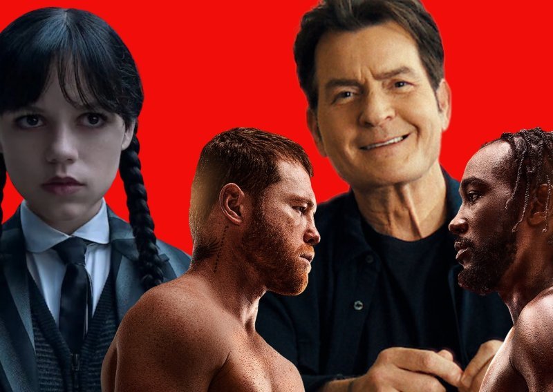 Od 'Wednesday' do priče o posrnulom Charlieju Sheenu: Evo što rujan donosi na Netflixu