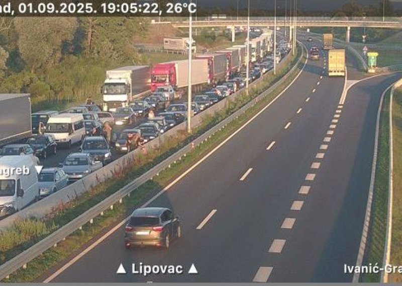 Teška nesreća na A3, poginuo motociklist. Promet prekinut, nastala kolona