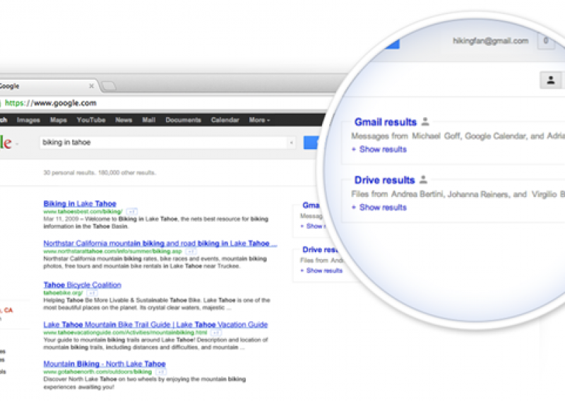 Google Search pretražuje i vaše datoteke