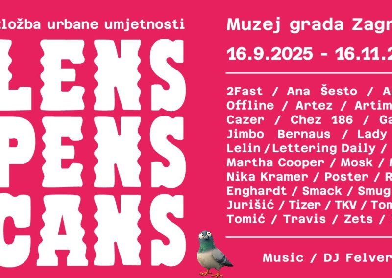 Izložba urbane umjetnosti Lens, Pens & Cans
