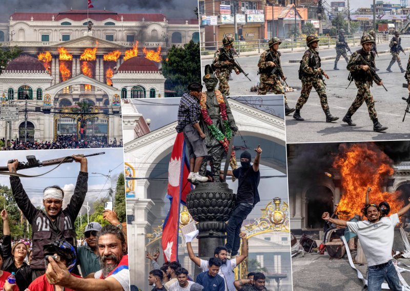 [VIDEO] Totalni kaos u Nepalu: Prosvjednici zapalili parlament, vojska se obratila narodu