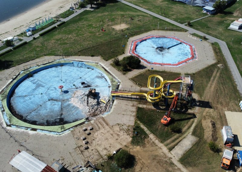 FOTO Veliko gradilište uz Dravu: Pogledajte kako će izgledati poznato kupalište nakon obnove
