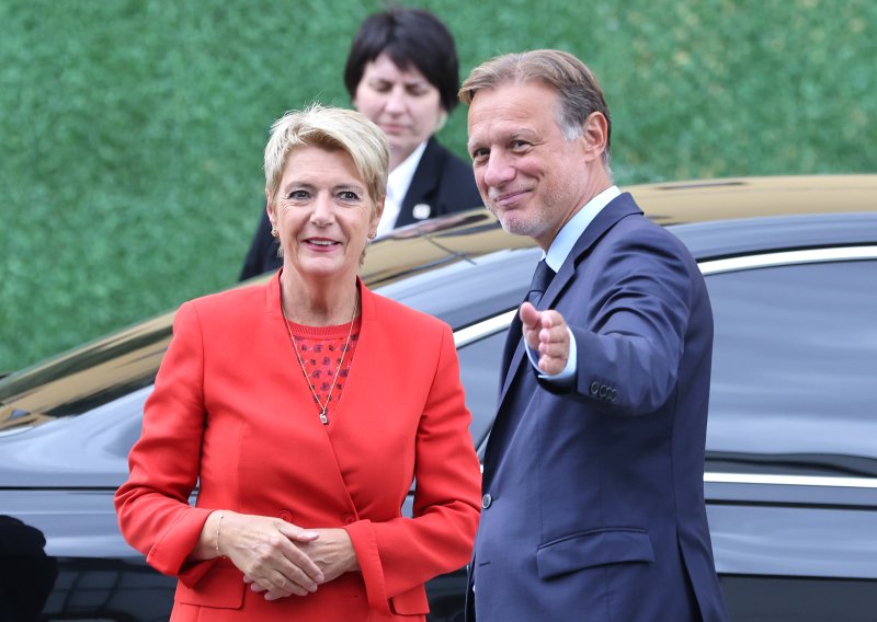 Jandroković sa švicarskom predsjednicom razgovarao o jačanju gospodarske suradnje