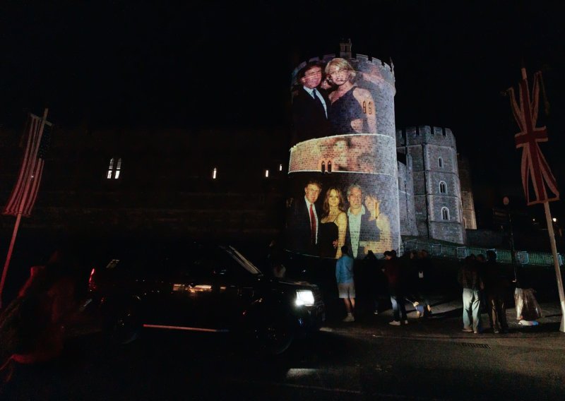 Pogledajte kakva je provokacija dočekala Trumpa na dvorcu Windsor