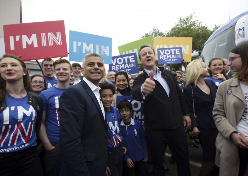 Sadiq Khan i David Cameron zajedno protiv Brexita