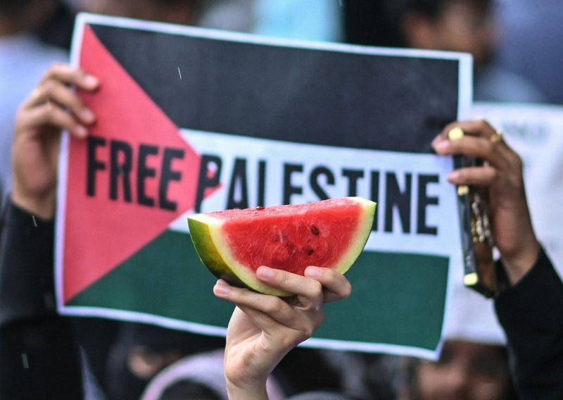 Sve je češća na prosvjedima: Kako je lubenica postala simbol Palestine