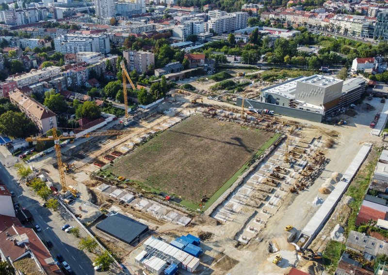 Pogledajte sjajne fotografije iz zraka kako napreduje izgradnja stadiona u Kranjčevićevoj