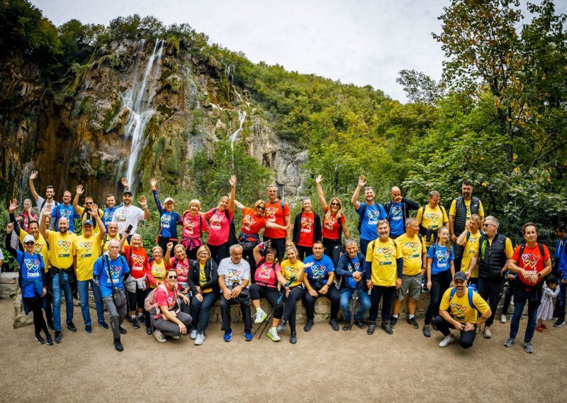 Zagrebački sportski djelatnici na čarobnim Plitvicama odradili trening kako bi potaknuli druge
