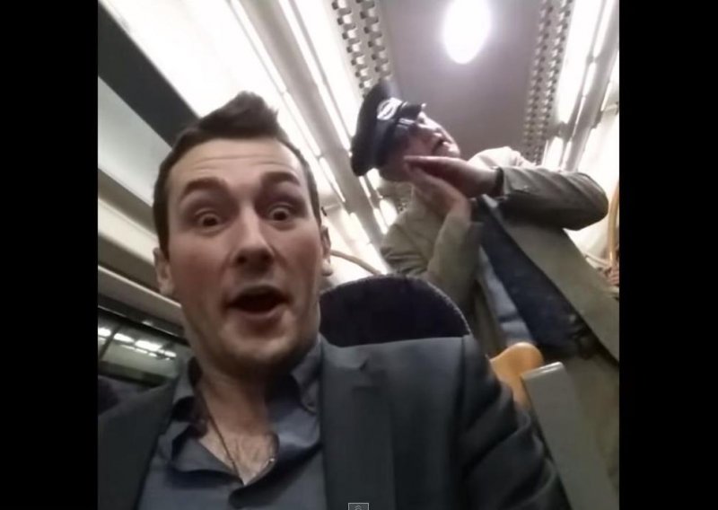 Pijan potaknuo putnike u vlaku da zapjevaju