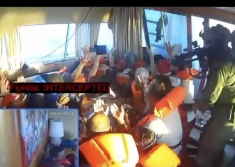Objavljene snimke upada izraelskih vojnika na flotilu za Gazu: Pokušali potopiti brod?