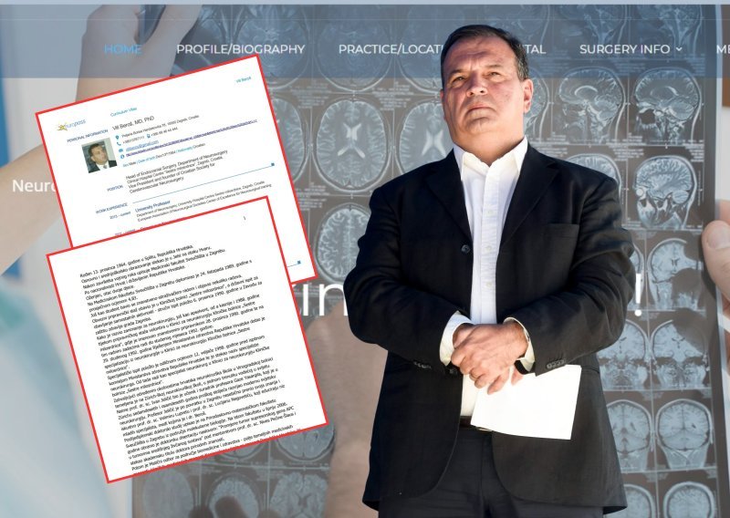 Bivši ministar i novi stari kirurg u Vinogradskoj ima web stranicu: Neurokirurgija... je vrsta umjetnosti