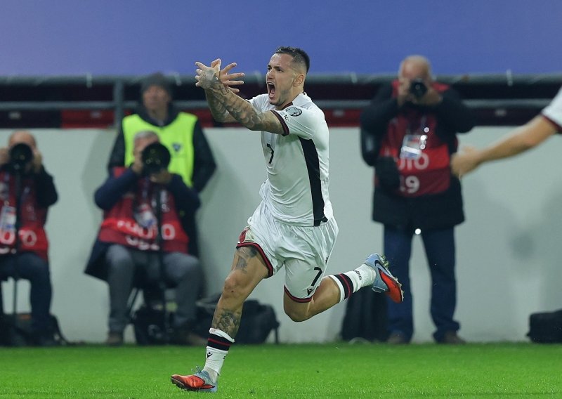 Pogledajte kako je Albanac slavio gol s dvoglavim orlom; stadion se tresao od zvižduka