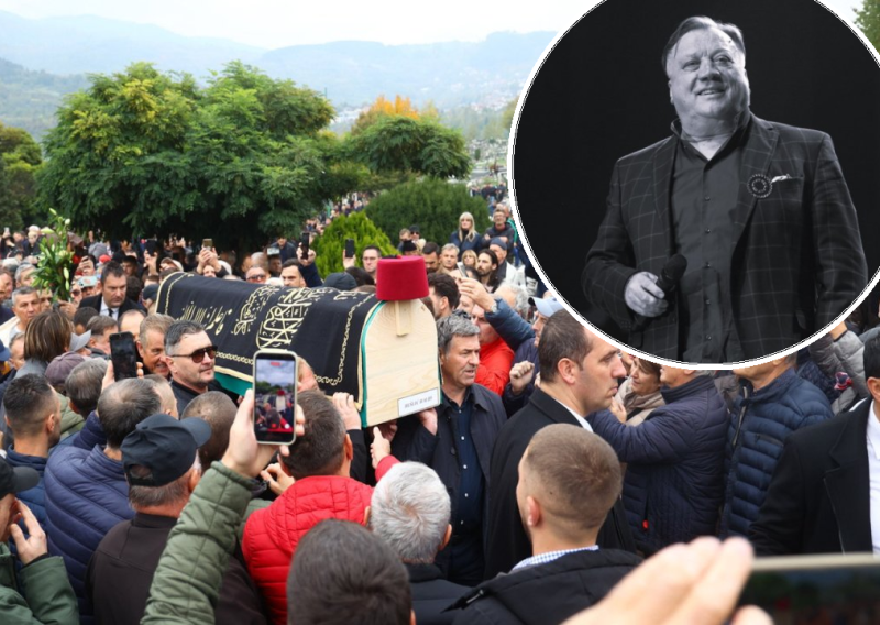 Pokopan je Halid Bešlić: Od suza unuka do izostanka Sejde - ovako je izgledao nezaboravan ispraćaj