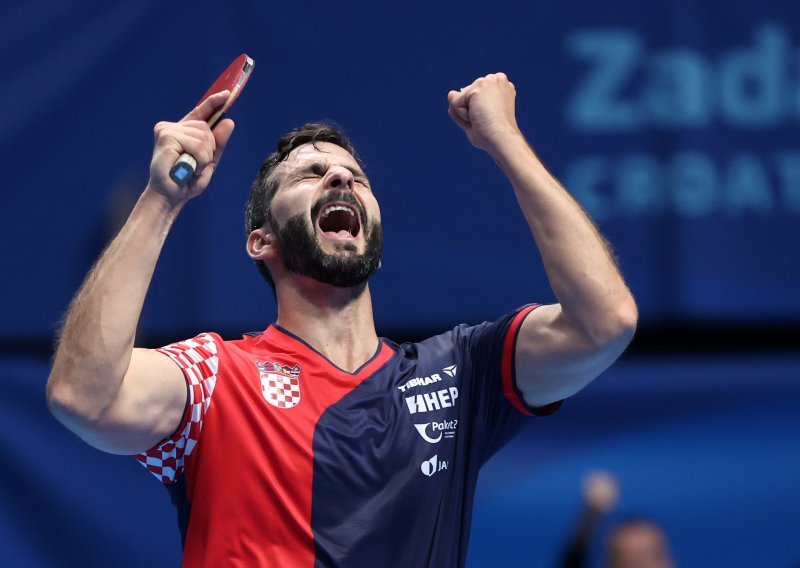 Andrej Gaćina odveo hrvatske stolnotenisače u četvrtfinale Europskog prvenstva