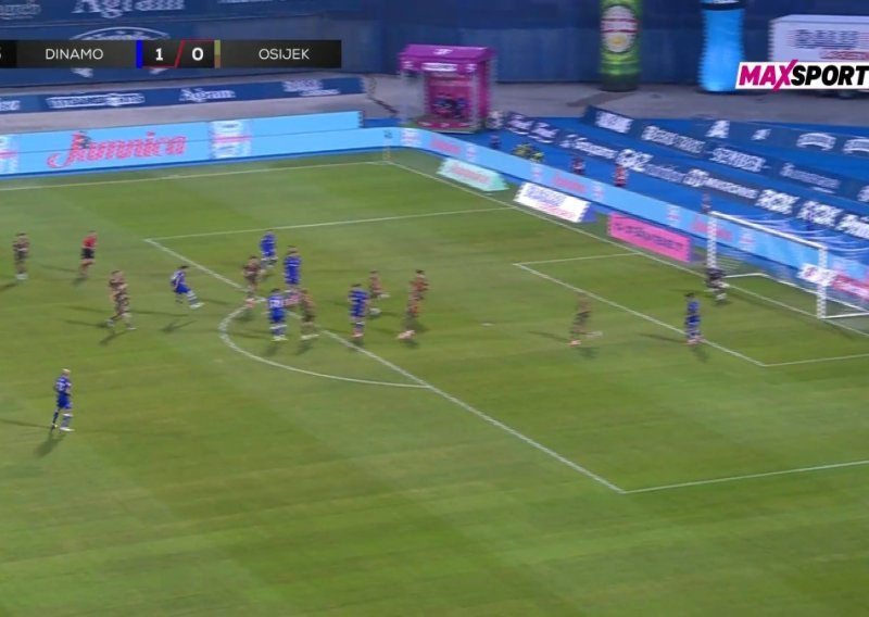 Dinamo razbio Osijek u prvih 15 minuta! Pogledajte golčinu stopera Modrih