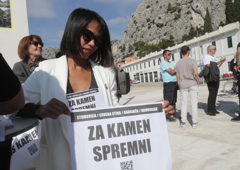 Omišani ustali protiv izgradnje brze ceste: 'Za kamen spremni!'