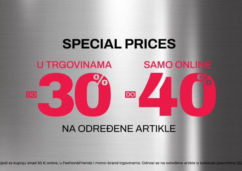 Fashion&Friends i Fashion Company započinju veliku sezonsku akciju! Popusti do 30% u trgovinama i do 40% online