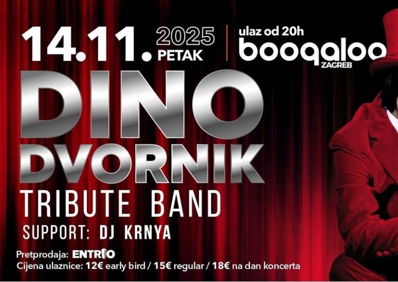 Vodimo vas na koncert posvećen Dini Dvorniku u klub Boogaloo