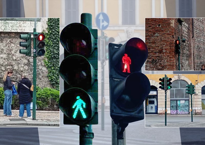 Lijevo je semafor u Italiji, desno u Hrvatskoj. Primjećujete li razliku i trebamo li to i mi uvesti?