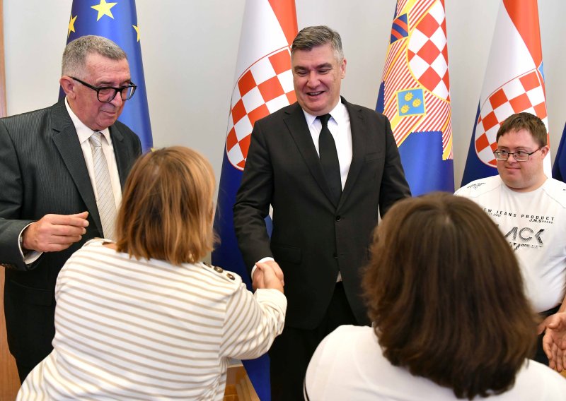 Milanović ugostio jedinu udrugu u Hrvatskoj koja pomaže osobama s Down sindromom