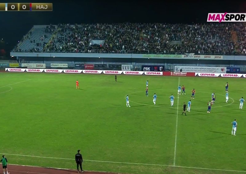 Prekid u Vinkovcima! Pogledajte kako je počeo navijački kaos