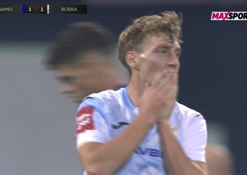 Rijeka umalo preokrenula na Maksimiru! Pogledajte promašaj Fruka