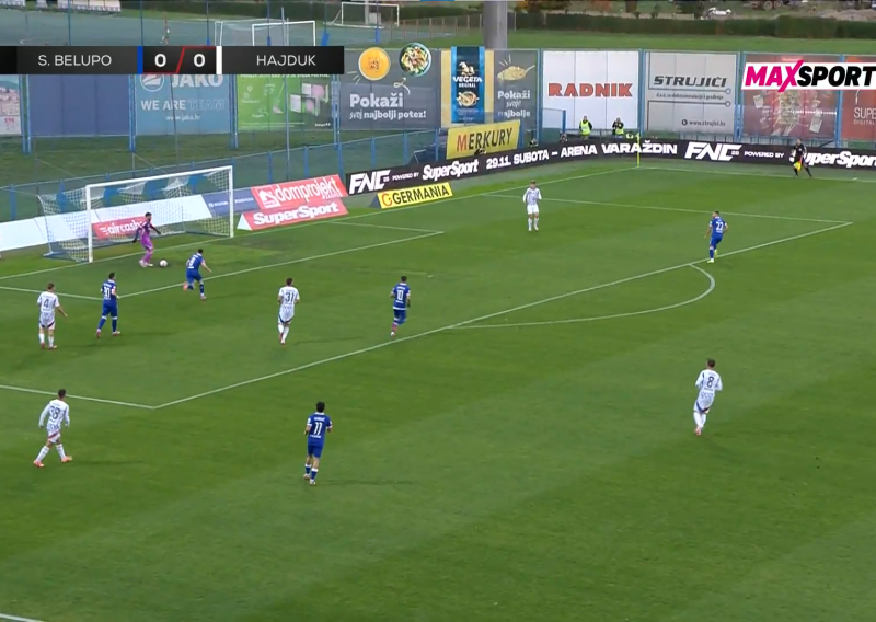 Pogledajte što radi Ivušić; Hajduk skoro primio gol