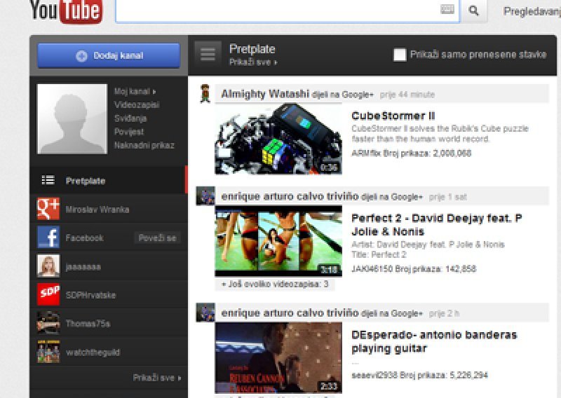 YouTube uvodi pretplatu?
