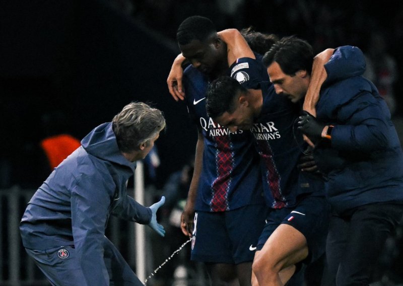 Nesretni Achraf Hakimi nakon teške ozljede u suzama iznesen s terena: Strašno izgleda...