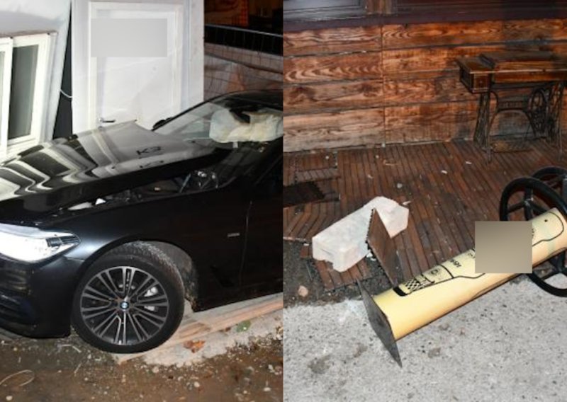 FOTO Mladi pijani vozač zabio se u terasu zagrebačkog kafića