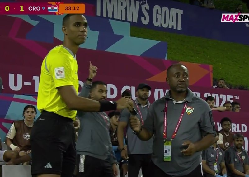 Ljubičasti karton na utakmici Hrvatske; pogledajte situaciju i odluku suca