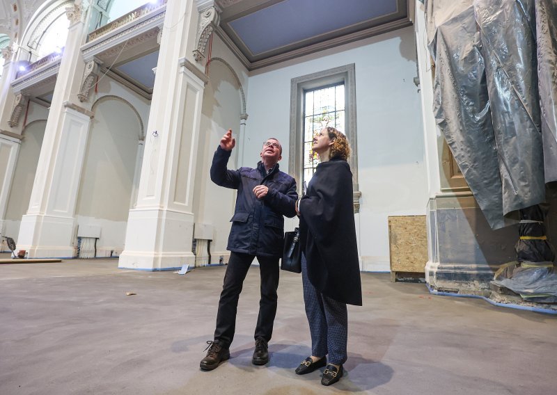 Ministrica Obuljen Koržinek obišla gradilišta HDLU-a i Bazilike u Palmotićevoj