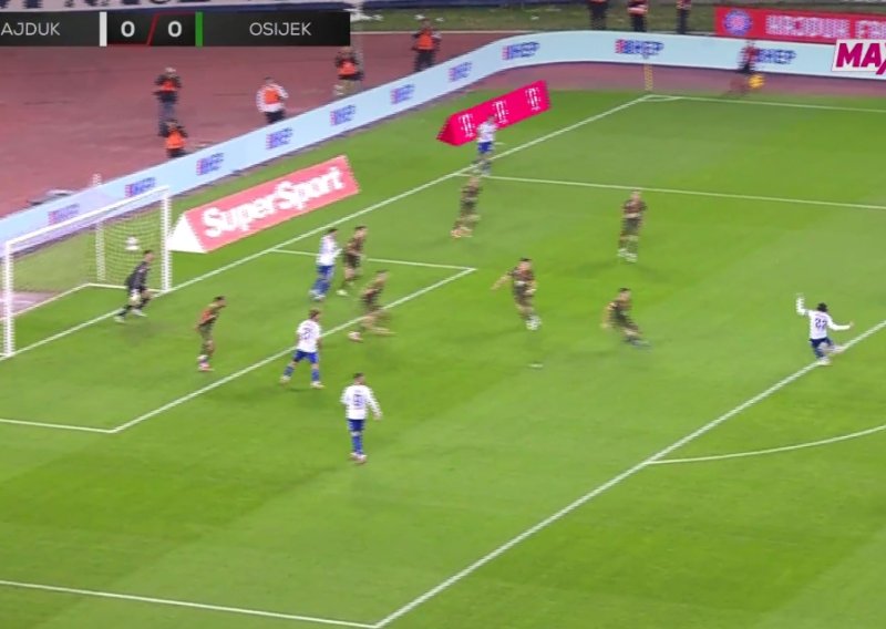 Poljud se trese! Pogledajte spektakularan gol Krovinovića protiv Osijeka