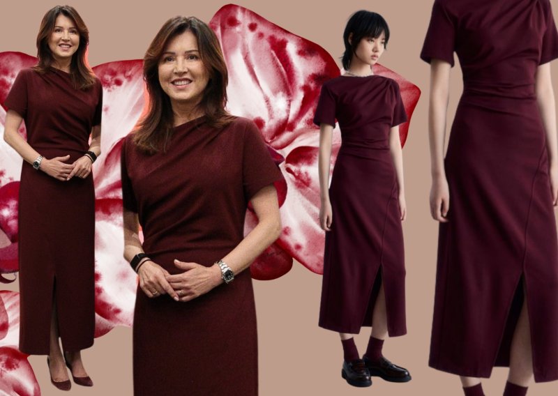 Martina Bienenfeld pronašla je haljinu koja figuru čini tako vitkom, a i cipele su pun pogodak