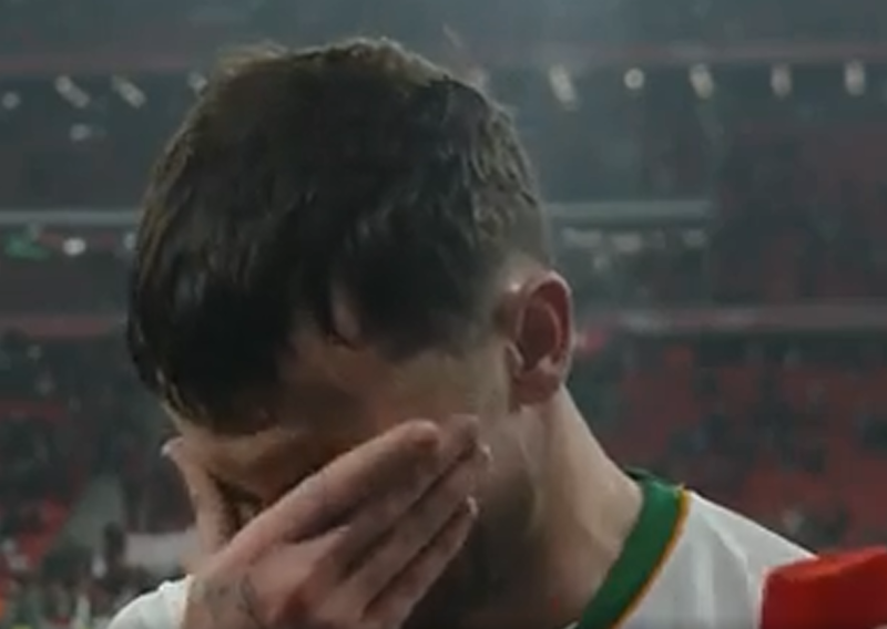 Irskog heroja svladale emocije nakon pobjede: Ovo mi je prvi put da plačem...