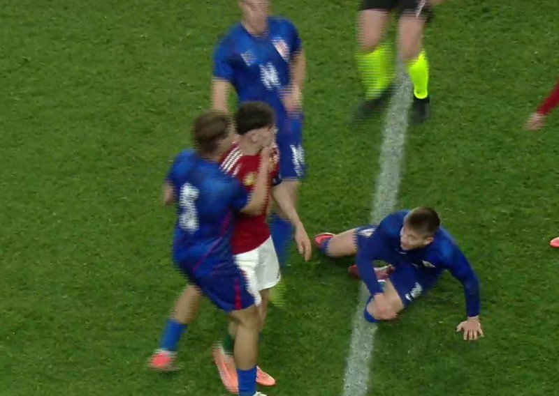 Pogledajte naguravanje igrača Hrvatske i Mađarske: 'Sramotno ponašanje'